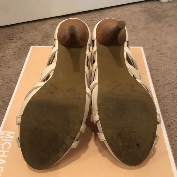 Worn Michael kors shimmer zip front heels - Picture 4 of 7